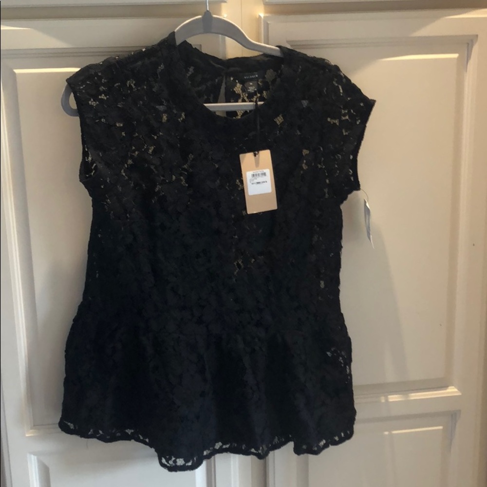 Halogen Lace Blouse Black